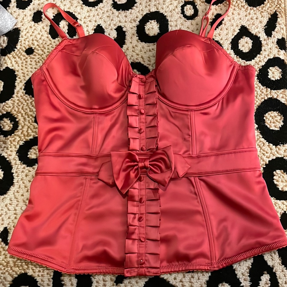Victoria’s Secret corset 36B top shirt bra